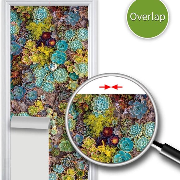 Nature Art Self Stick Vinyl Door Mural Sticker, Peel and Stick Removable Refrige - Picture 7 of 9